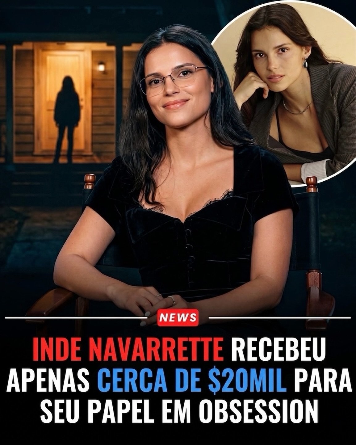 Photo by Universo 42 on June 10, 2026. May be a meme of poster and text that says 'FF IE NEWS INDE NAVARRETTE RECEBEU APENAS CERCA DE $20MIL PARA SEU PAPEL EM OBSESSION'.