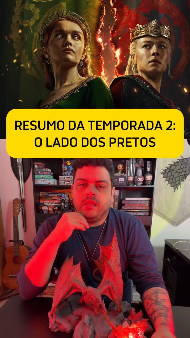 A versão do Time Preto sobre a 2ª temporada de House Of The Dragon! Assista pela HBO Max pelo UOL Play. Link na BIO.