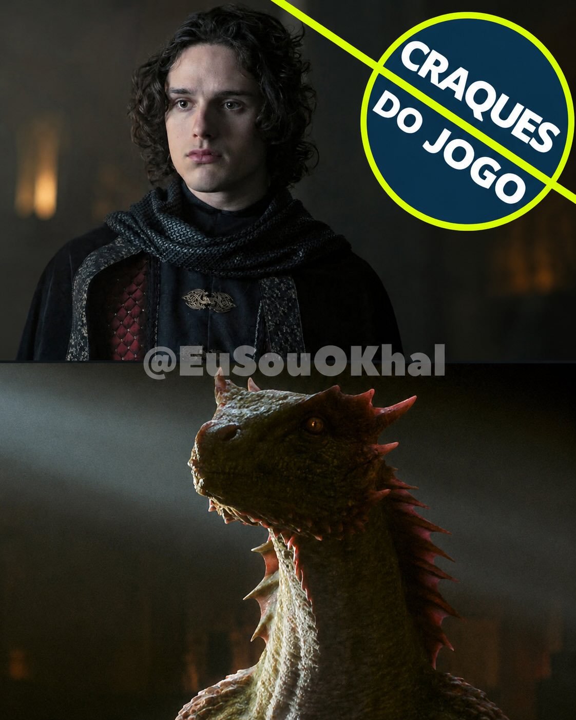 Photo shared by Carlos César Carvalho | KHAL on June 21, 2026 tagging @gotbr, @u42oficial, and @imperiogot. May be a meme of costume and text that says 'DO CRAQUES CRAQUES JOGO JOGO'.