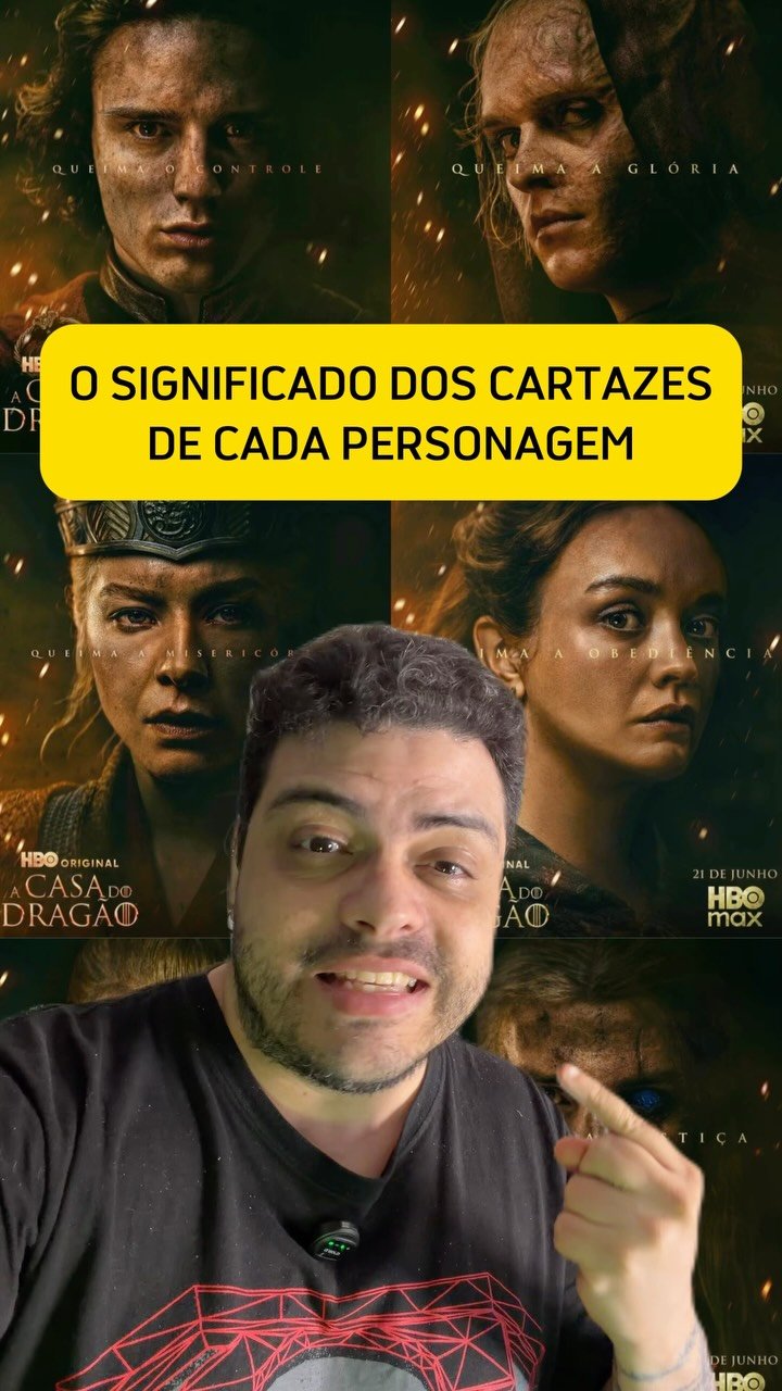 Cartazes de House Of The Dragon entregam o futuro dos personagens! ?
