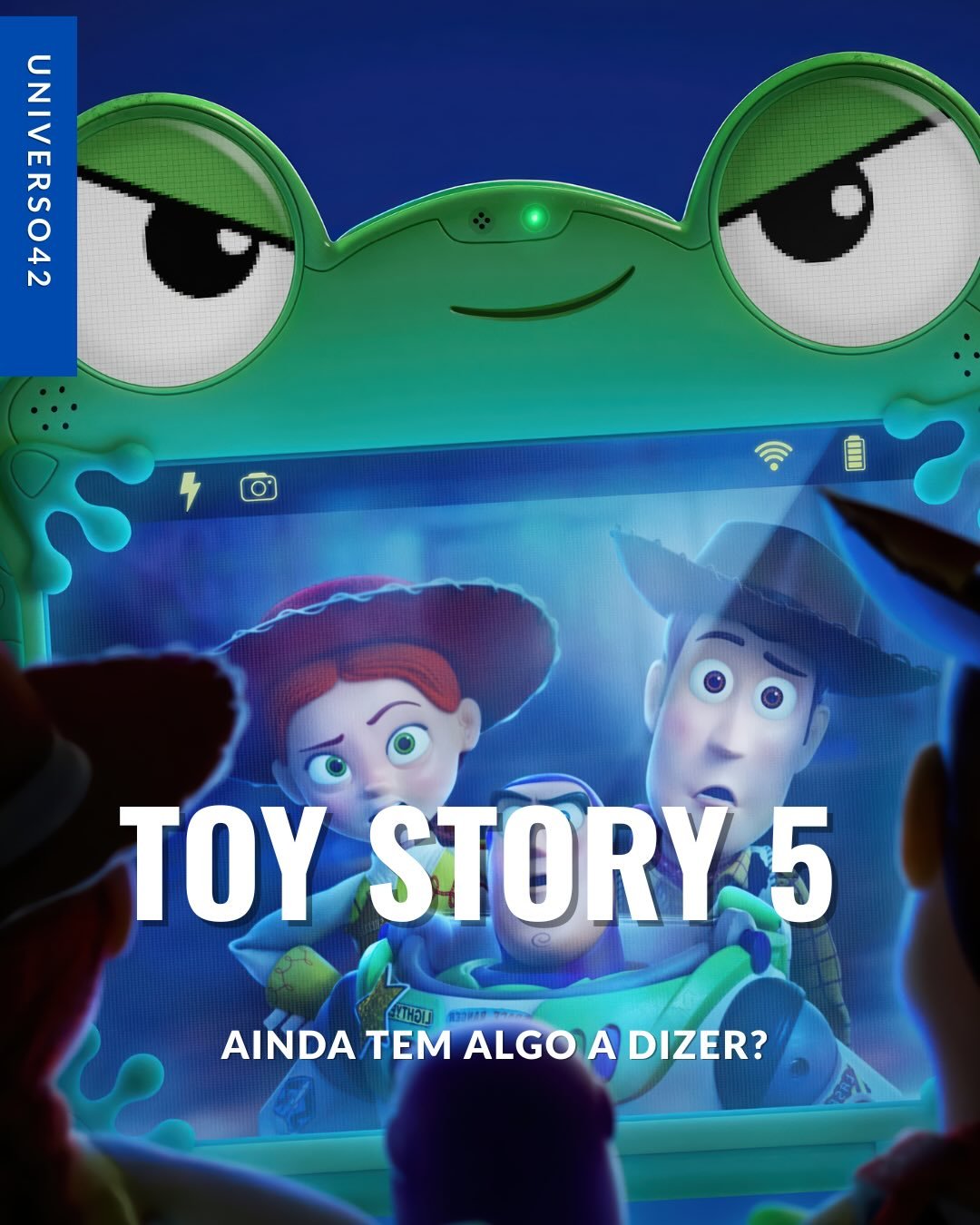 Photo shared by Universo 42 on June 29, 2026 tagging @marinaritab. May be an image of poster, lego and text that says 'UNIVERSO42 E OII ΤΟΥ STORY5 5 มอม nyлиTe AINDA TEM ALGOA AINDATEMALGOADIZER? A DIZER?'.