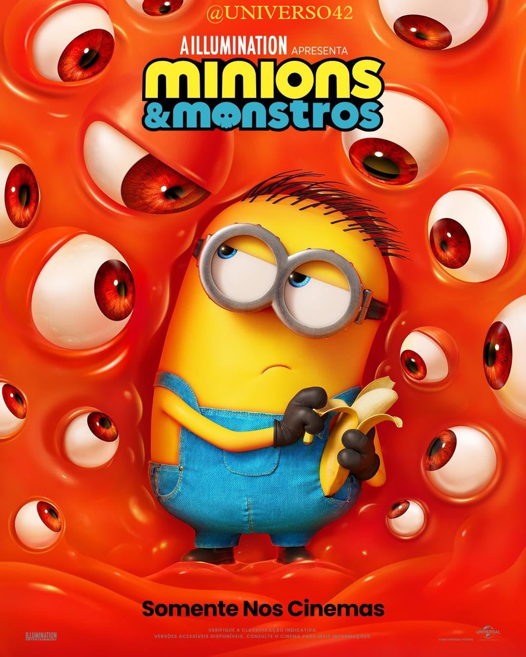 Photo by Universo 42 on July 03, 2026. May be a cartoon of minions, poster and text.