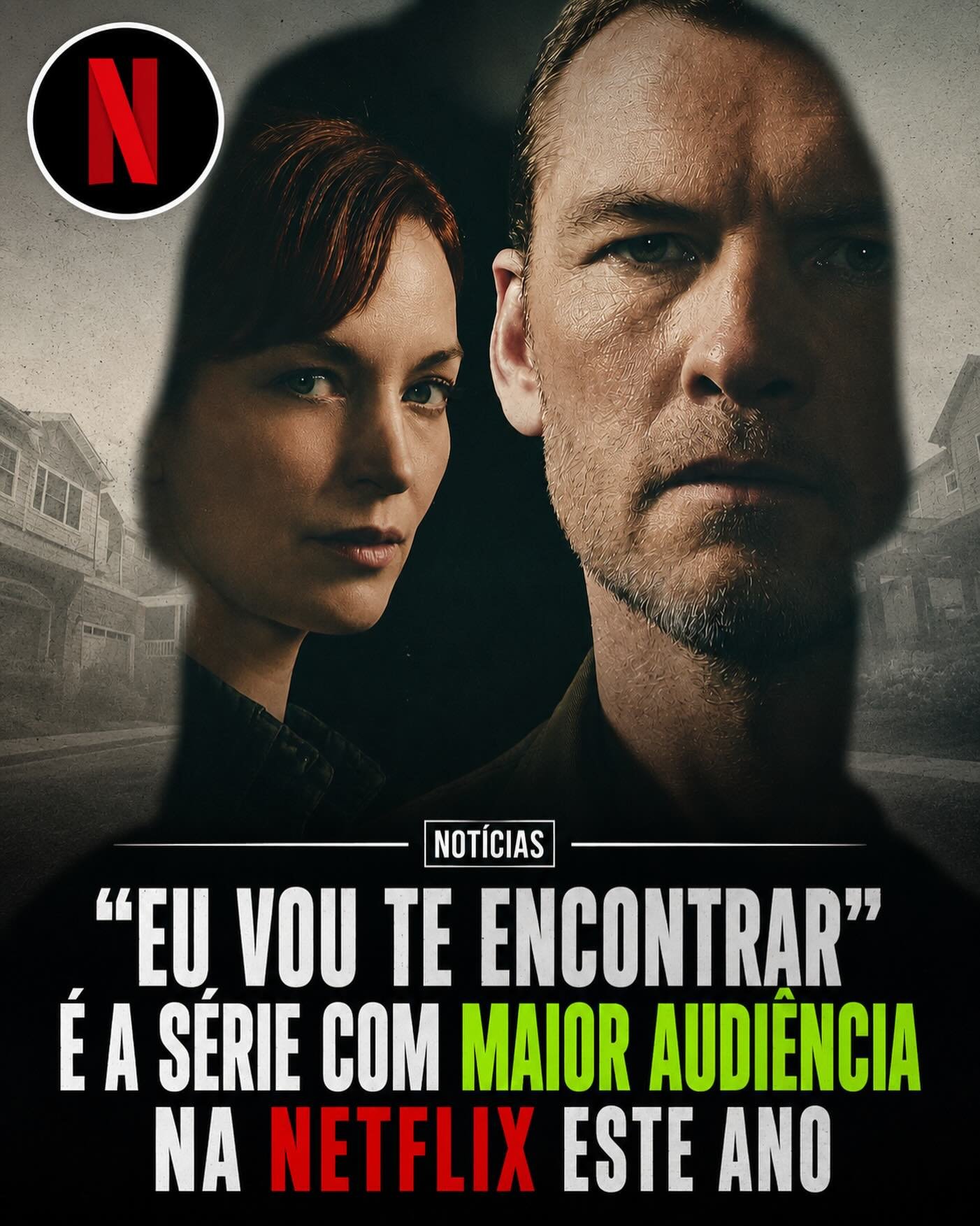 Photo shared by Carlos César Carvalho | KHAL on June 30, 2026 tagging @u42oficial. May be a meme of poster and text that says 'N የጣሞቢና NOTÍCIAS "EU VOU TE ENCONTRAR" É A SÉRIE COM MAIOR AUDIÊNCIA NA NETFLIX ESTE ANO'.