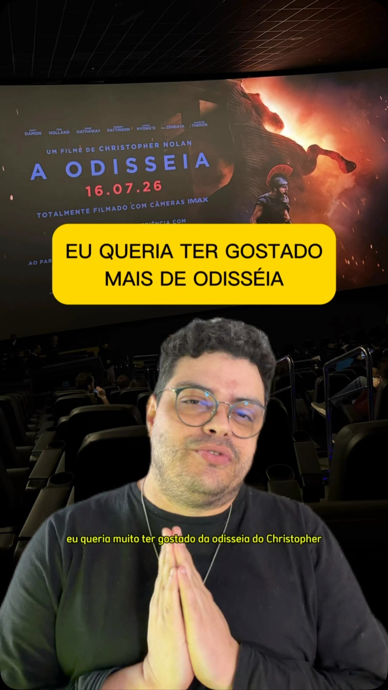 A Odisseia é um FILMÃO mas que não me encantou!