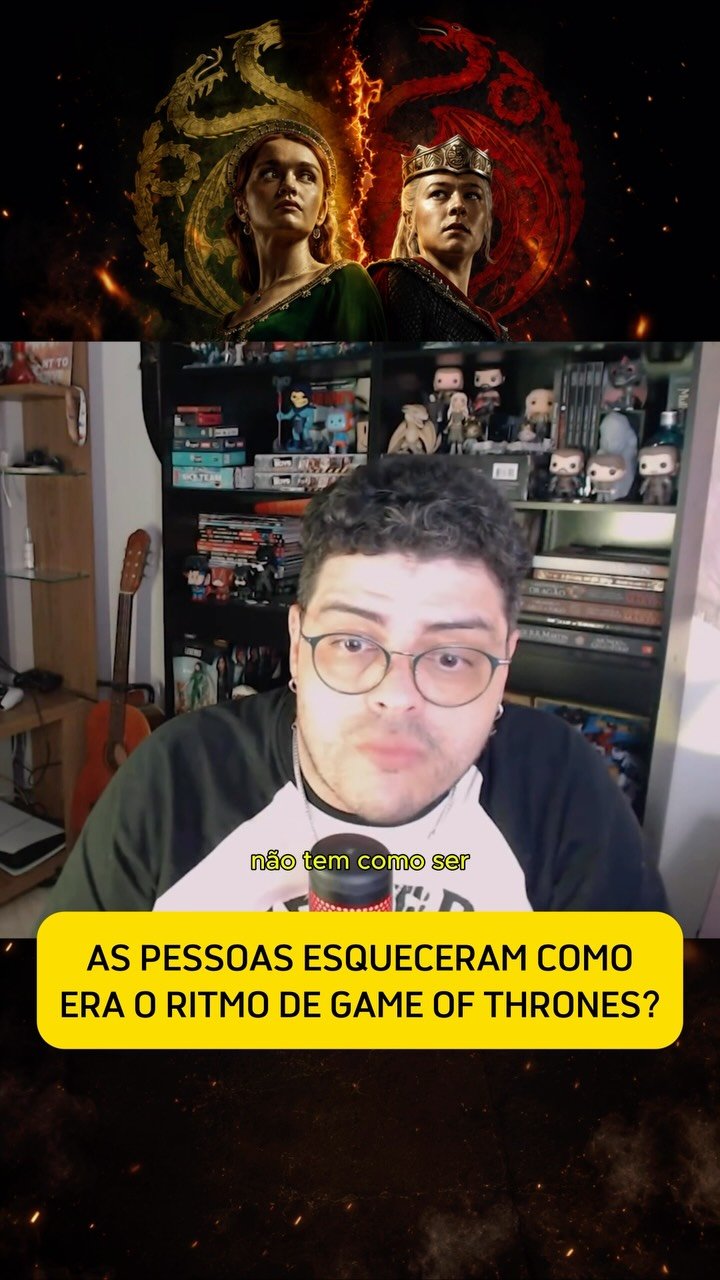 As pessoas parecem que se esqueceram ou não viram Game Of Thrones e o que fez a série ser um sucesso! Concorda?
