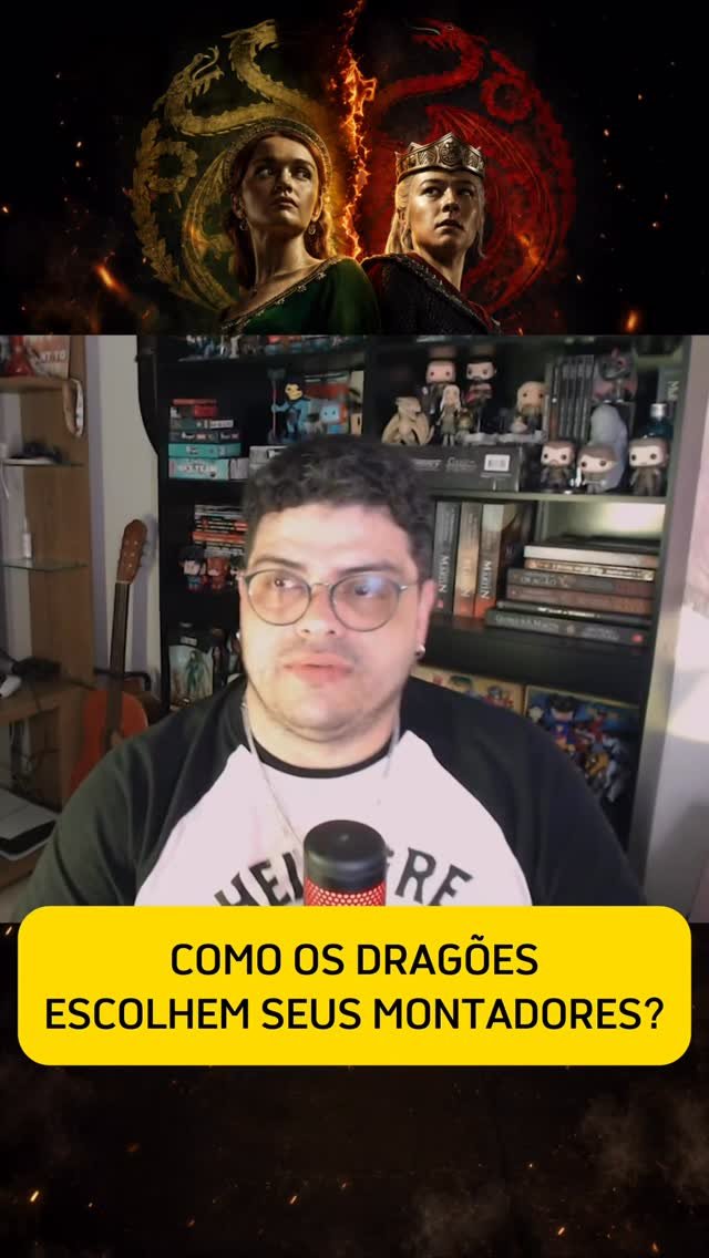 O que Balerion, Vhagar e outros dragões viram em seus montadores?