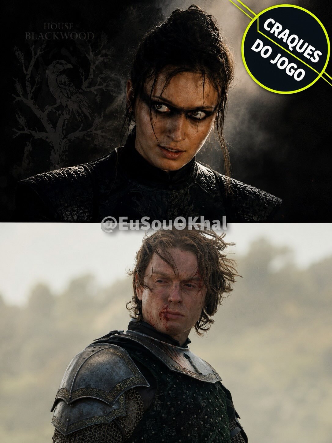 Photo shared by Carlos César Carvalho | KHAL on July 26, 2026 tagging @editorasuma, @gotbr, and @u42oficial. May be a meme of costume, poster and text that says 'DO DOJOGO CRAQUES CRAQUES JOGO JOGO @EuSou@Khal Khal Khal'.