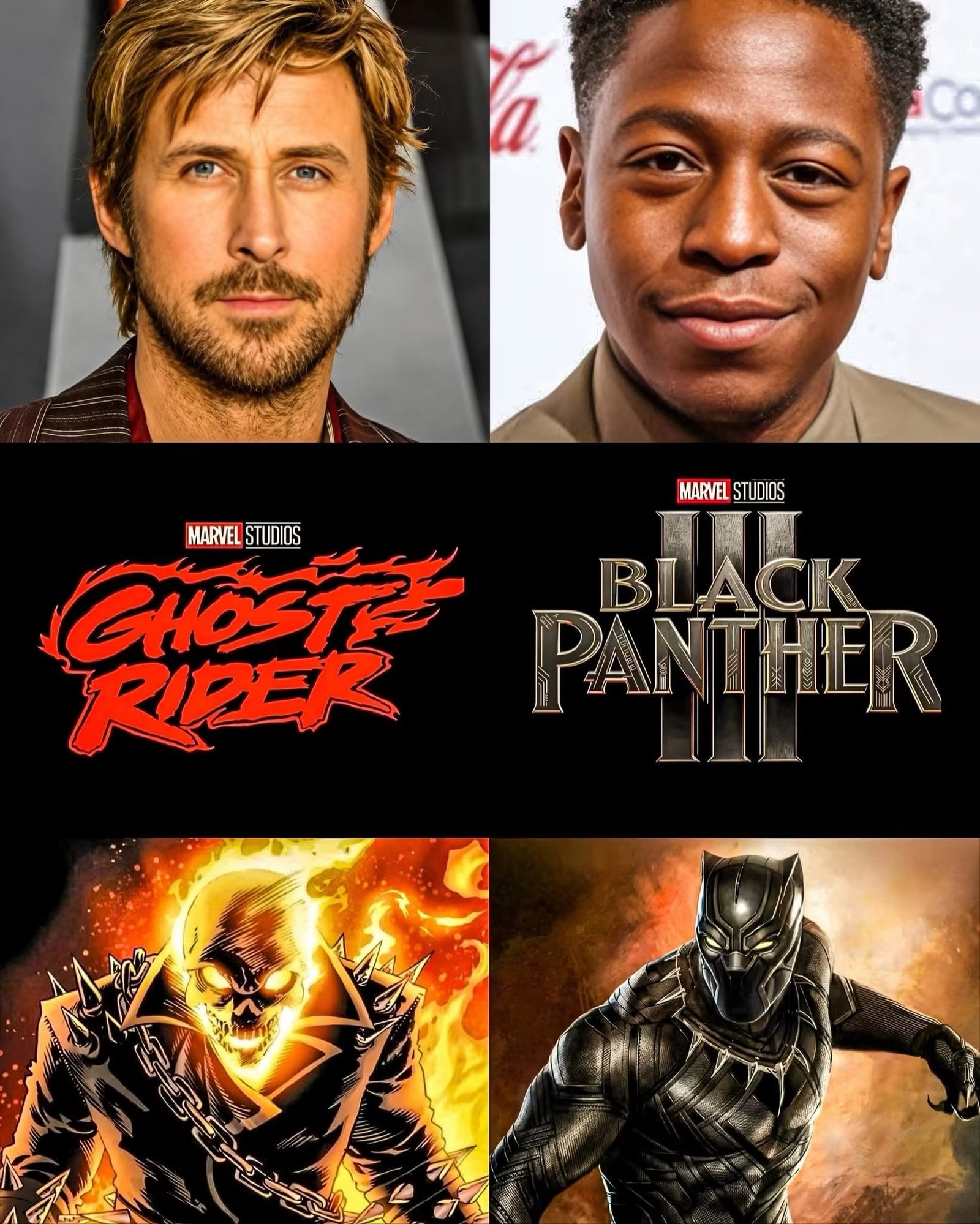 Photo by Universo 42 on July 25, 2026. May be an image of vulture, poster, costume and text that says 'MARVEL MARVELSTUDIOS STUDIOS MARVEL MARVELSTUDIOS STUDIOS CHOSTE GHOS RIPER BLACK PANTHER иTblw'.