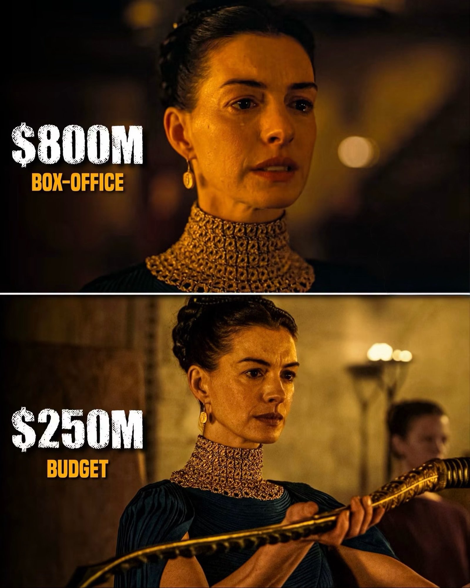 Photo by Universo 42 on August 03, 2026. May be an image of poster and text that says '$800M - BOX- $250M P BUDGET'.