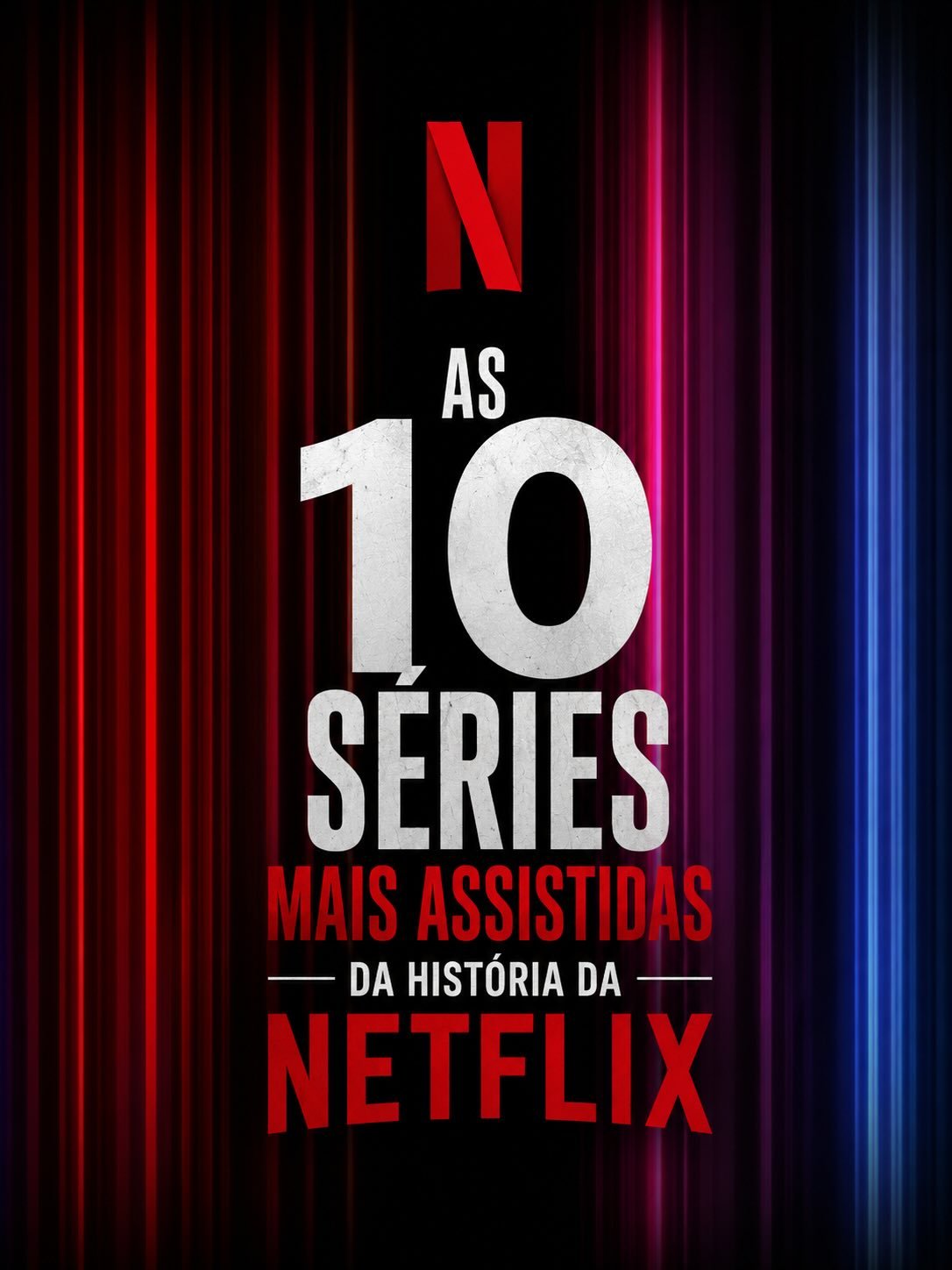 Photo shared by Paulla Soave - WatchMojo Brasil?️? on August 06, 2026 tagging @u42oficial. May be an image of poster and text that says 'N AS 10 SÉRIES MAIS ASSISTIDAS DA HISTÓRIA DA NETFLIX'.