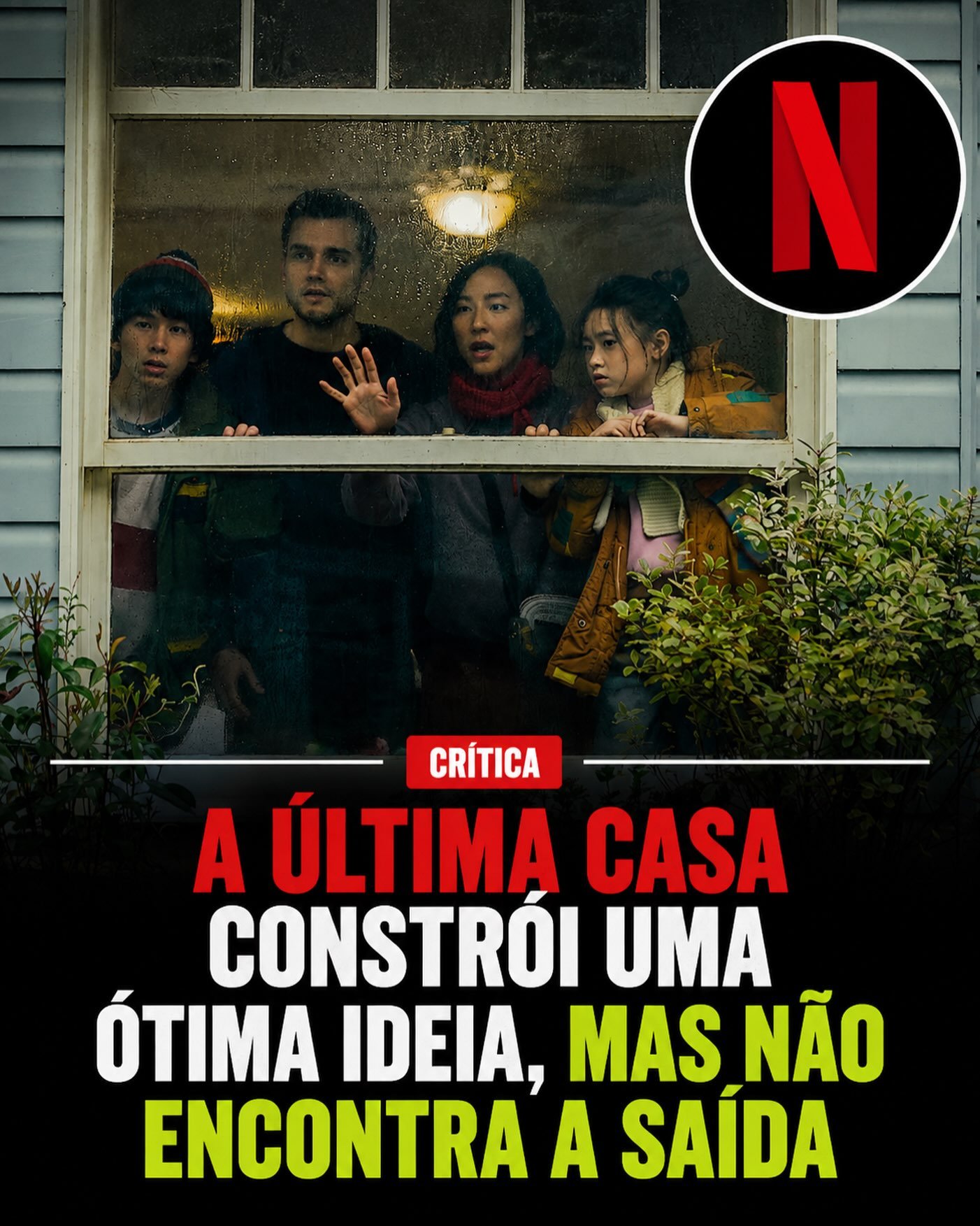 Photo shared by Carlos César Carvalho | KHAL on August 08, 2026 tagging @u42oficial. May be an image of text that says 'N CRÍTICA A ÚLTIMA CASA CONSTRÓI UMA ÓTIMA IDEIA, MAS NÃO ENCONTRA A SAÍDA'.