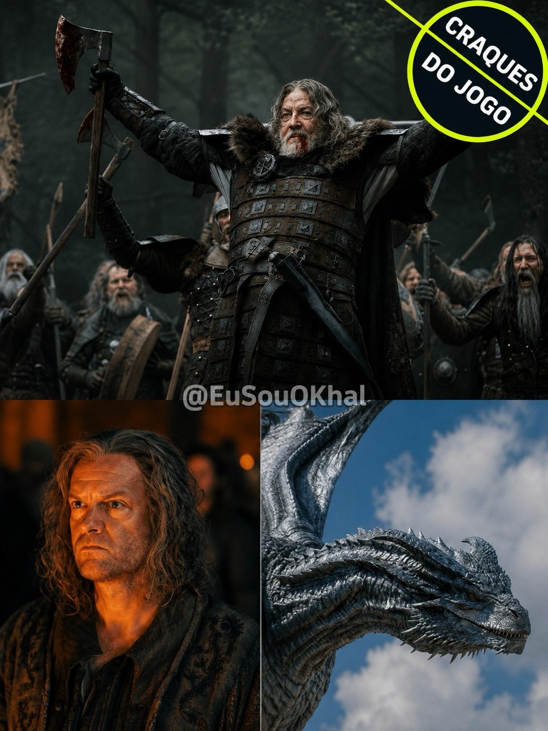 Photo shared by Carlos César Carvalho | KHAL on August 09, 2026 tagging @editorasuma, @gotbr, @cavernadocelo, and @u42oficial. May be a meme of costume, poster and text that says 'DO CRAQUIS CRAQUES JOGO JOGO @EuSouOKhal'.