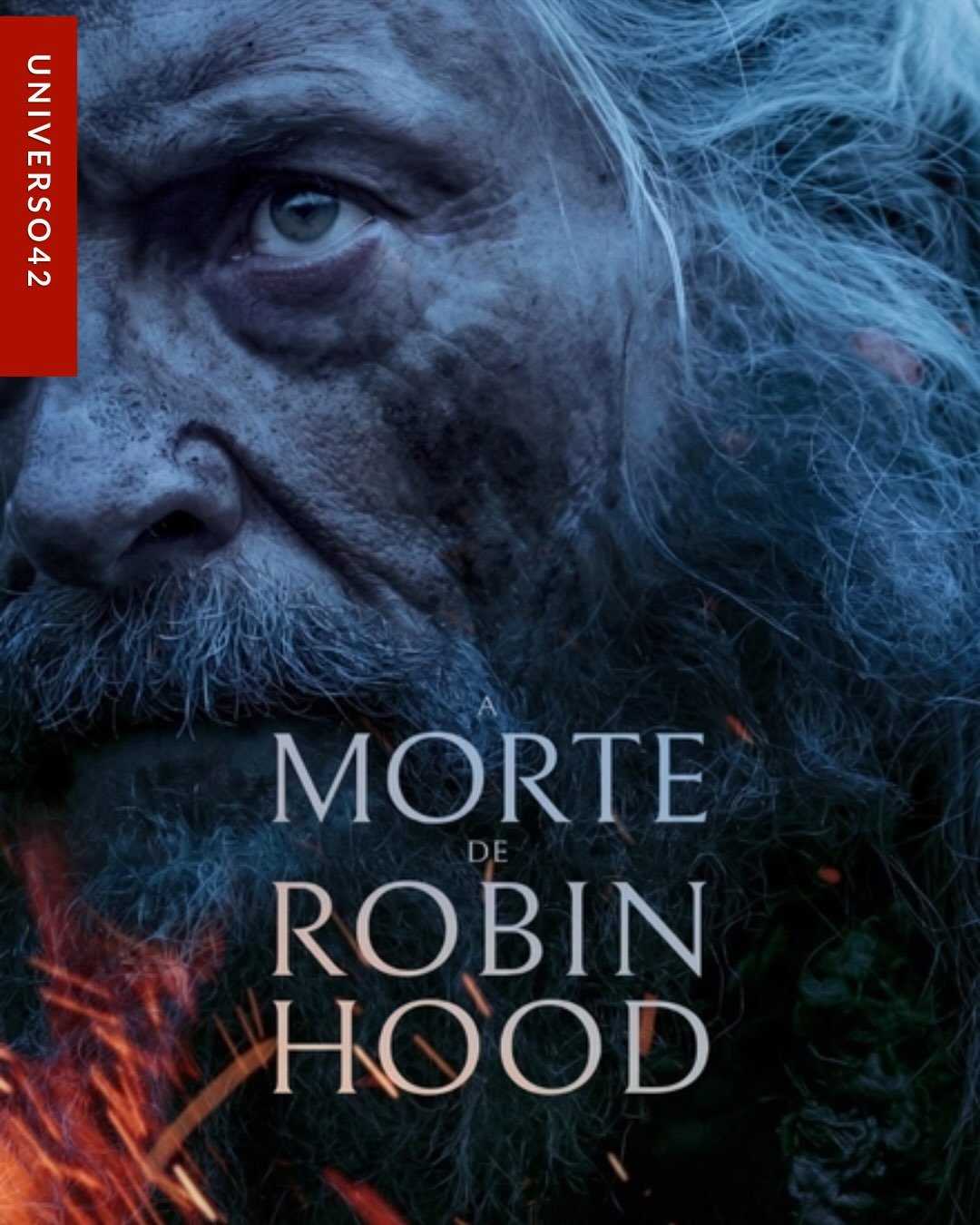 Photo shared by Universo 42 on August 14, 2026 tagging @marinaritab. May be a cartoon of book, poster and text that says 'N MORTE ROBIN HOOD'.