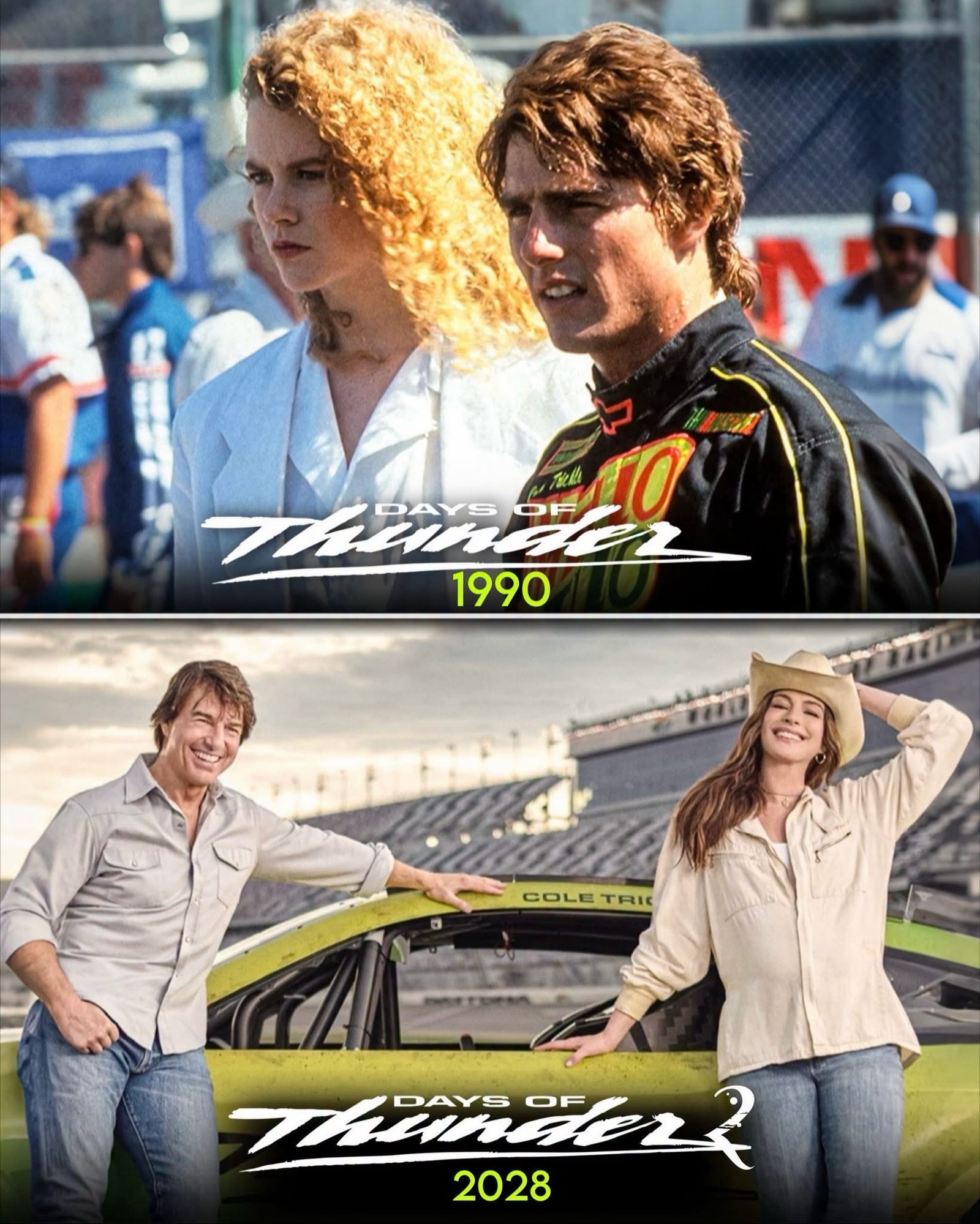 Photo by Universo 42 on August 30, 2026. May be an image of racing vehicles, race car, poster and text that says 'Thander ABASONTO tn 配曲 DAYSO 10 DAYS 1990 COLE COLETRIC TRIC Thunger DAYSOF DAYS OF 2028'.