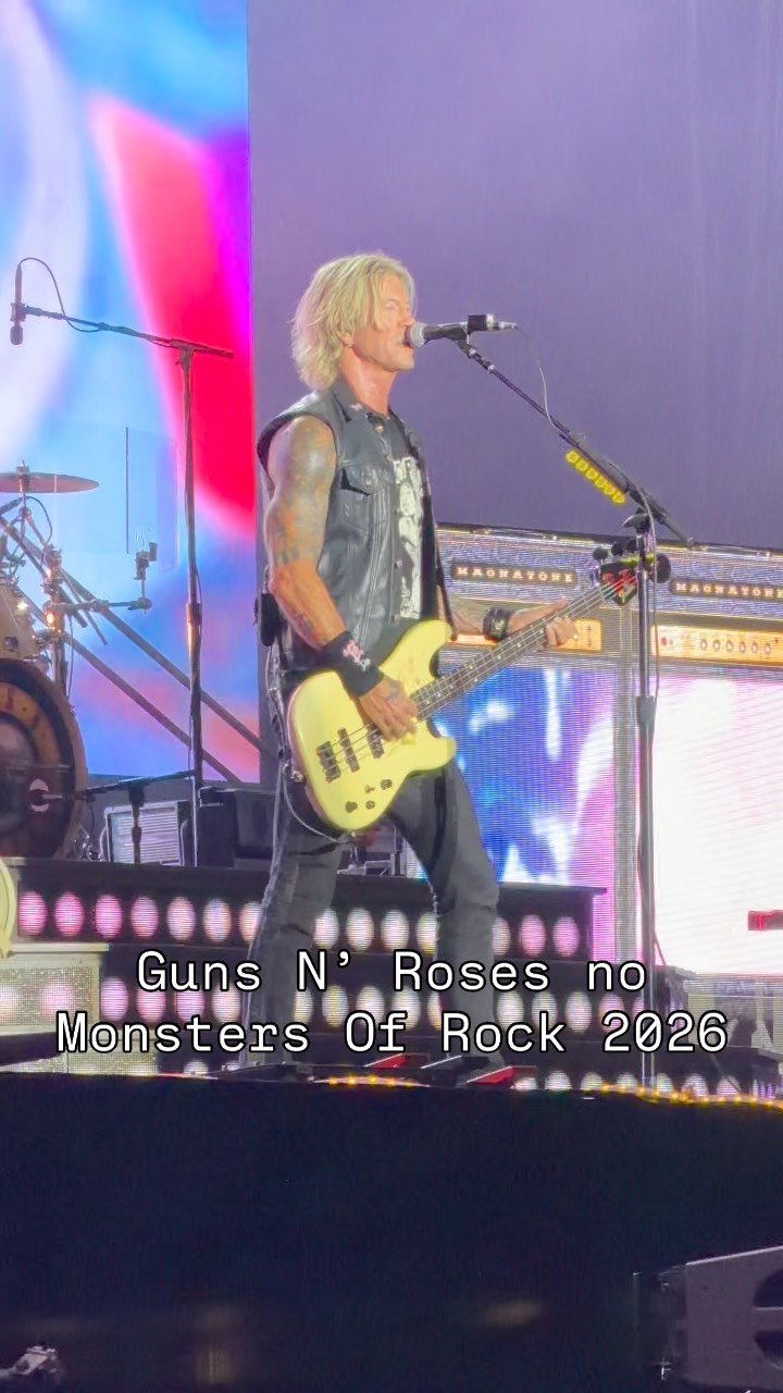 Guns N’ Roses no Monsters Of Rock 2026
