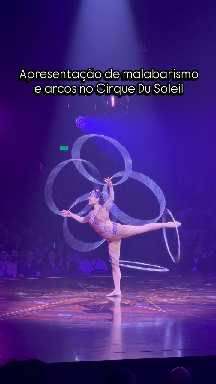 Uma das apresentações mais linda do @cirquedusoleil.br! Uma noite inesquecível e mágica.

Sou fascinado por esses artistas que levam a arte a sua perfeição. Fiquei maravilhado com essa performance de malabarismo e arcos no Cirque Du Soleil em São Paulo.