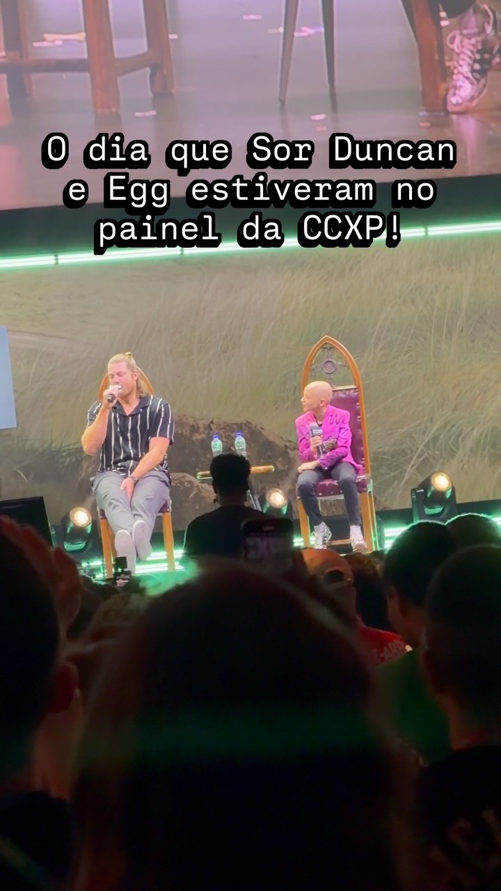 Peter Claffey (Duncan, O Alto) & Dexter Sol Ansell (Egg Targaryen) estiveram em um painel incrível de O Cavaleiro dos 7 Reinos na CCXP25.

Será que esse ano teremos mais na @ccxpoficial?