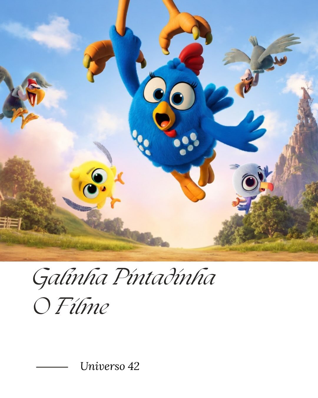 A GALINHA PINTADINHA ESTÁ DE VOLTA AOS CINEMAS!

E dessa vez fica a grande pergunta: será que a Galinha Pintadinha pode falar? 

O novo filme traz uma aventura para toda a família, com muita diversão, personagens queridos e mensagens sobre valores que atravessam gerações.

E claro que a **Galinha e