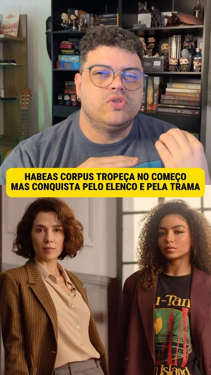 Habeas Corpus quase me perdeu nos primeiros vinte minutos. Ainda bem que continuei.

Com @marisaorth @narunacosta @dantonmello e @natalialage78, além de @estianomarjorie e Vladimir Brichta, o elenco dá força a personagens cheios de contradições numa trama sobre culpa, poder e justiça.

Depois de um